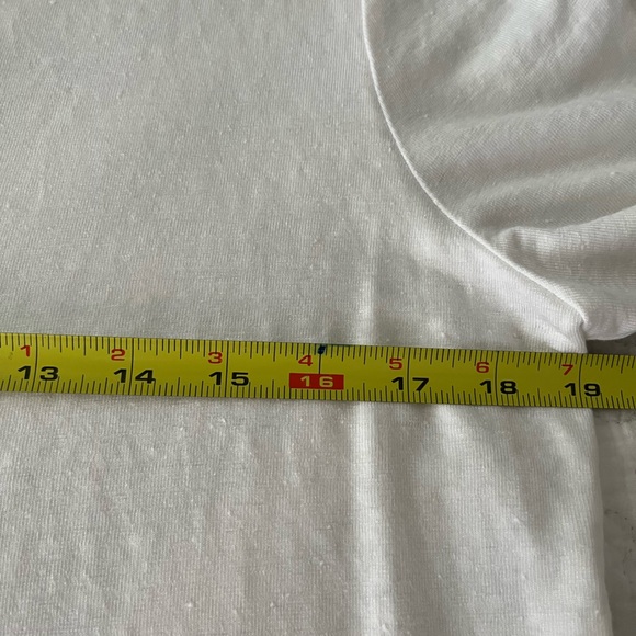 Chico's NWOT Classic White Polo Shirt Size 1 (Medium 8-10) - Picture 6 of 7
